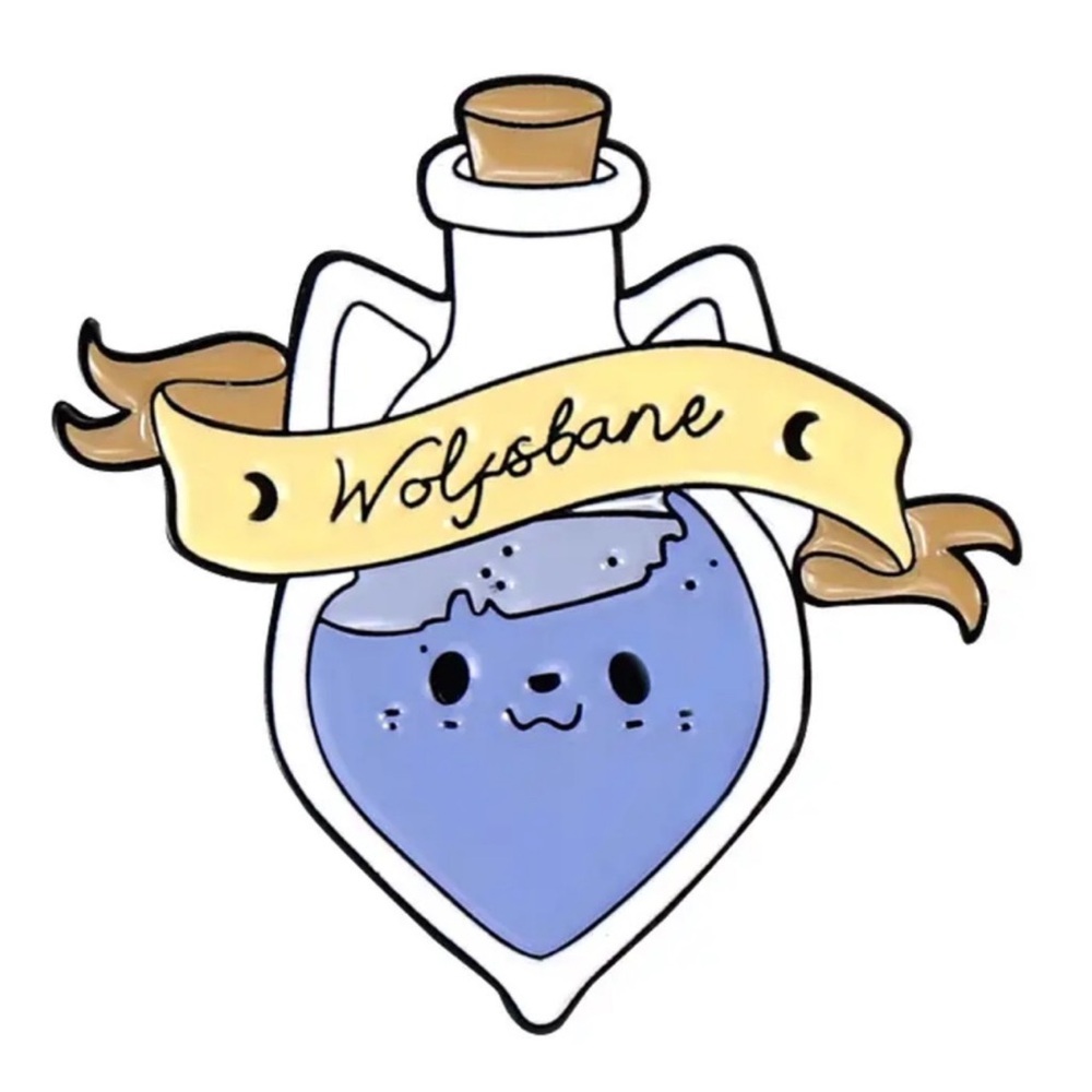 Harry Potter Enamel Metal Pin, Wolfsbane Potion